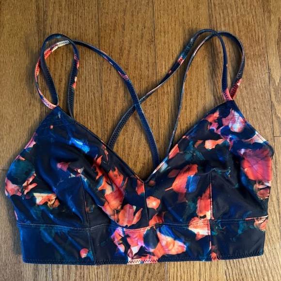 JoyLab Multicolor Floral Bralette Womens Size M - Picture 1 of 5
